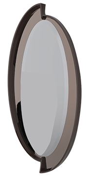 Oblong Crumpet Mirror